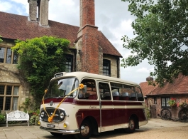 Vintage wedding bus in Tunbridge Wells